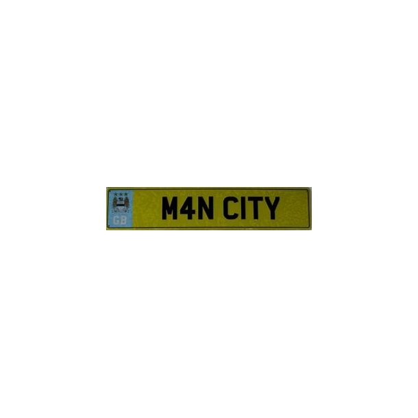 Manchester City nummerpladeskilt